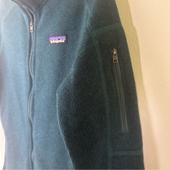Patagonia Womens Better Sweater Jacket Dark Borealis Green Jeweltoned XS - Picture 7 of 10